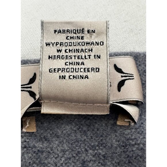 Womens XL Coastal Blue Cashmere Sweater Quiet Luxury Heritage Soft Hi‑Low Preppy - Picture 5 of 8